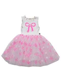 Платье-пачка с бантом для девочек — для малышей, маленьких детей, больших детей, розовый Petite hailey