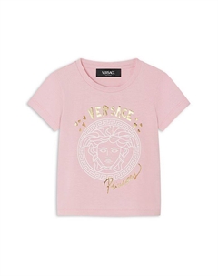 Футболка из джерси с рисунком принцессы Медузы для девочек — для малышей, малышек, розовый Versace