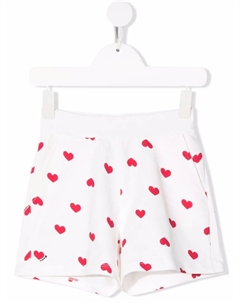 Шорты со стразами, белый Monnalisa