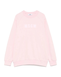Толстовка с логотипом, розовый Msgm kids