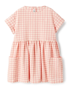 Платье мини в клетку, розовый Il gufo