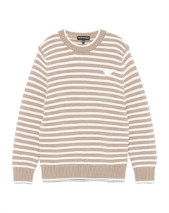 Свитер в полоску, зеленый Emporio armani kids