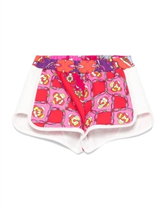 Шорты с цветочным принтом, розовый Pucci junior