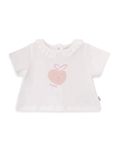 Футболка Sweet Strawberry, белый Knot