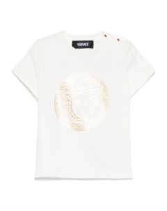 Футболка Kids с принтом Медузы, белый Versace