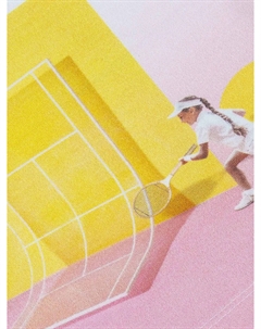 Футболка с графичным принтом, белый Lapin house