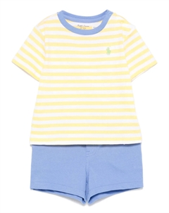 Комплект из полосатых шорт KIDS, желтый Polo ralph lauren