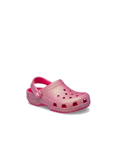 Сабо Classic Iridescent Glitter — детские, красные Crocs