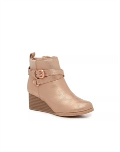 Ботильоны Posh Wedge Bootie — детские, розово-золотой металлик Blowfish malibu