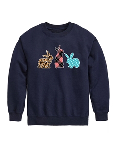 Флисовый топ с рисунком кроликов для мальчиков 8–20 лет, синий Licensed character