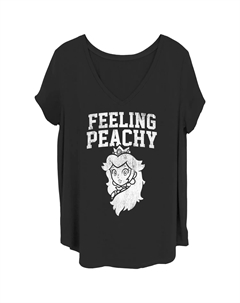 Футболка Juniors’ Plus Nintendo «Feeling Peachy» Licensed character