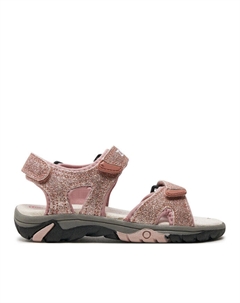 Сандалии, розовый Zigzag