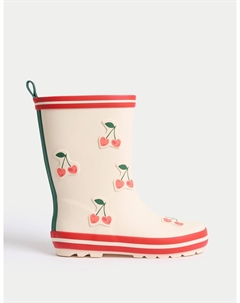 Детские резиновые сапоги Cherry, цвет Cream mix Marks & spencer