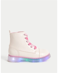 Ботинки детские Freshfeet Light Up, светло-розовый микс Marks & spencer