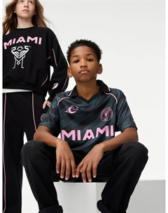 Футболка-поло Inter Miami Football, черный Marks & spencer