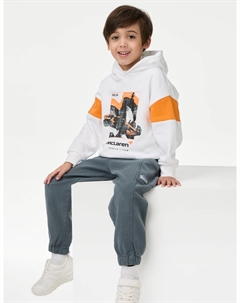 Толстовка с капюшоном McLaren Car, белый Marks & spencer