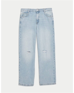 Джинсы широкого кроя, цвет Denim Marks & spencer