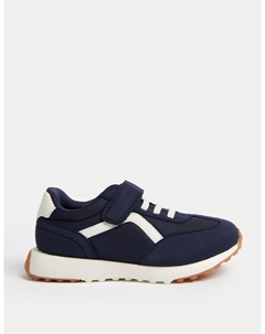 Детские кроссовки Riptape с цветными блоками, темно-синий Marks & spencer