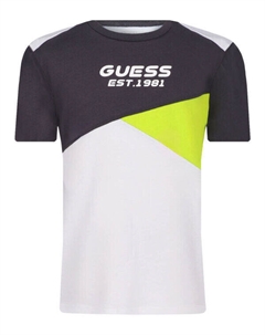 Футболка детская с принтом, серый Guess