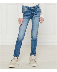 Джинсы детские облегающего кроя, синий Guess