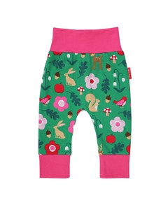 Тканевые брюки mit Wald Print, зеленый Toby tiger