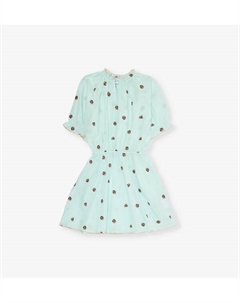 Платье из органического хлопка с принтом «Божья коровка» с короткими рукавами для детей 4–10 лет, мультиколор Stella mccartney