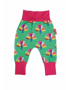 Тканевые брюки mit Pfauen Print, зеленый Toby tiger