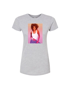 Облегающая футболка для юниоров Whitney Houston, серый Licensed character