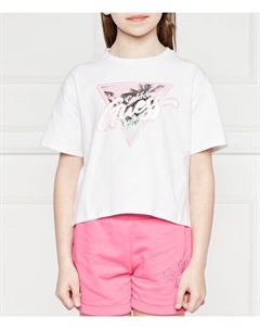 Футболка детская с принтом, белый Guess