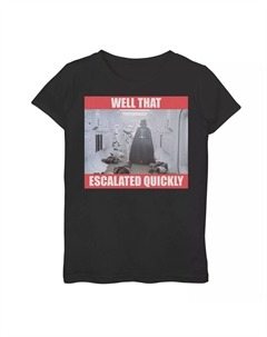 Футболка с рисунком «Звездные войны быстро обострилась» для девочек 7–16 лет Star wars