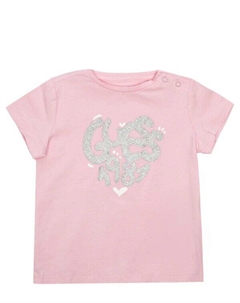 Футболка детская Regular Fit, розовый / серый Guess