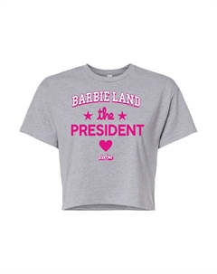 Футболка с рисунком «Барби для юниоров: фильм «Президент»», серый Licensed character