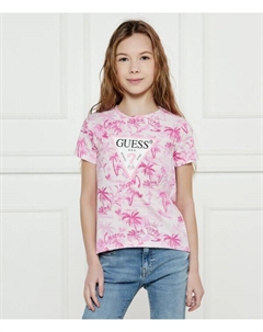 Футболка Regular Fit, розовый / белый Guess