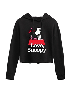 Укороченное худи с рисунком Peanuts Juniors "Love Snoopy" Licensed character