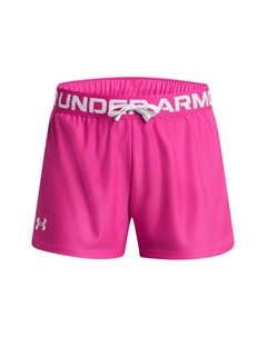 Шорты для девочек Youth Play Up, розовый Under armour