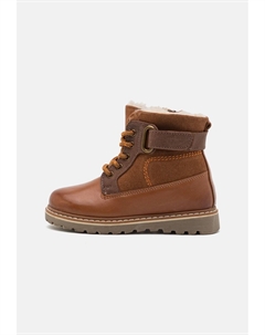 Ботильоны на шнуровке LEATHER, цвет cognac Friboo