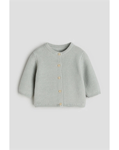 Вязаный кардиган, зеленый H&m