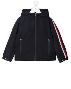 Куртка Vaug с капюшоном и полосками, синий Moncler enfant