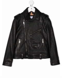 Байкерская куртка Iconic Plein, черный Philipp plein