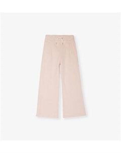 Спортивные брюки прямого кроя из хлопка и флиса с фестончатой отделкой для детей 6–14 лет Chloe, розовый
