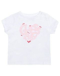 Футболка детская с принтом, белый Guess