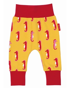 Тканевые брюки mit Seepferdchen Print, желтый Toby tiger