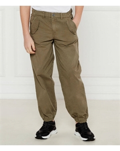 Брюки-карго детские широкие, зеленый Guess