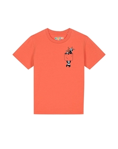 Футболка с принтом POCKET PANDAS, цвет fiesta Watapparel