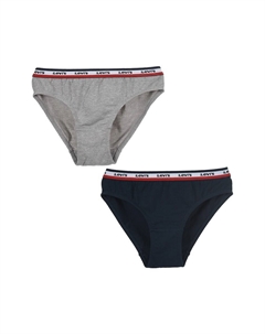Трусики из хлопка с эластичным логотипом, серый Levi's®
