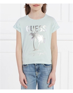 Футболка Regular Fit, зеленый Guess