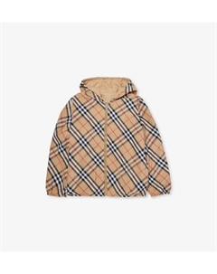 Куртка Rufus с капюшоном из тканой смеси 4-14 лет, желтый Burberry