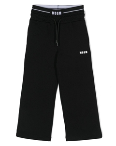 Спортивные брюки с логотипом, черный Msgm kids