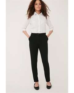 Брюки для старших классов с завышенной талией из эластичной ткани, черный Next