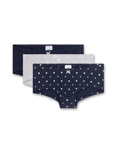 Бикини со средней талией - 3 пары, белый Sanetta